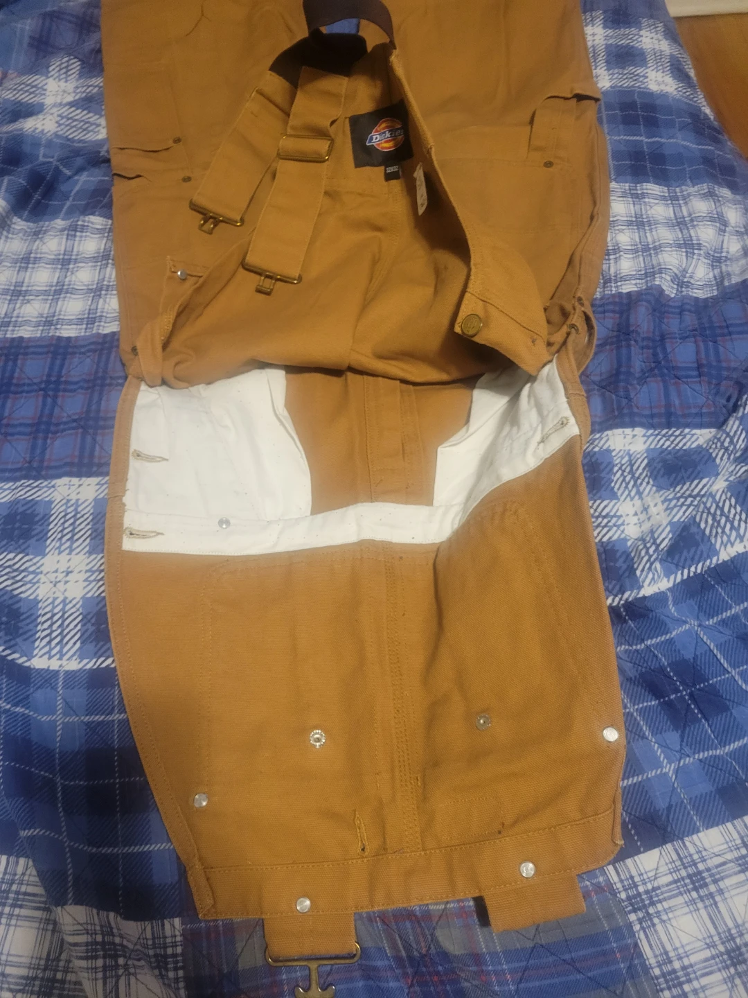 Dickies Brown Duck Bib Overalls