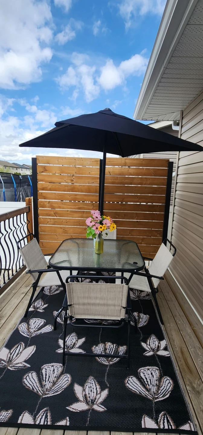Patio Dining Set with Umbrella - photo 2