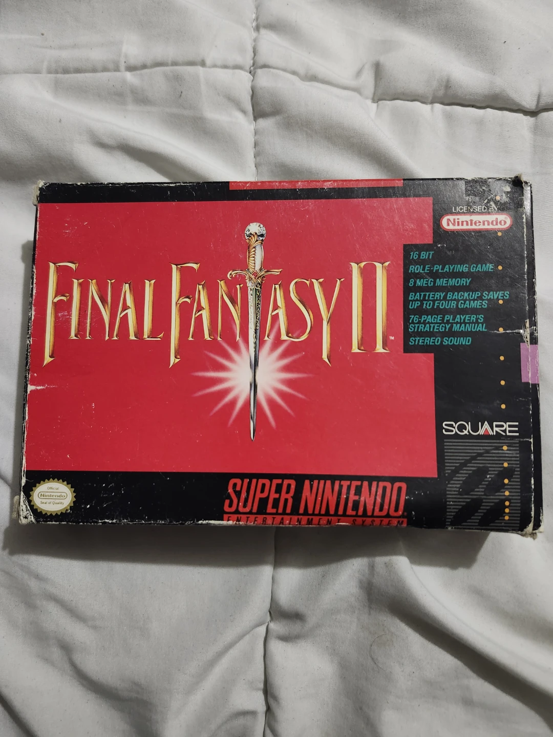 CIB Original SNES Final Fantasy II