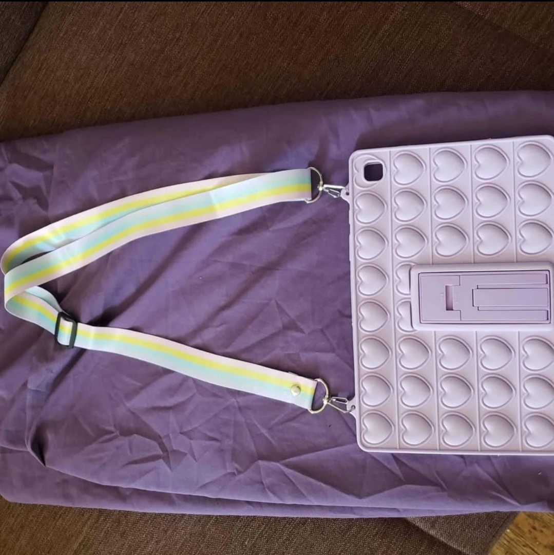Tablet Case with Pop It Fidget Toy Stand and Strap - photo 2