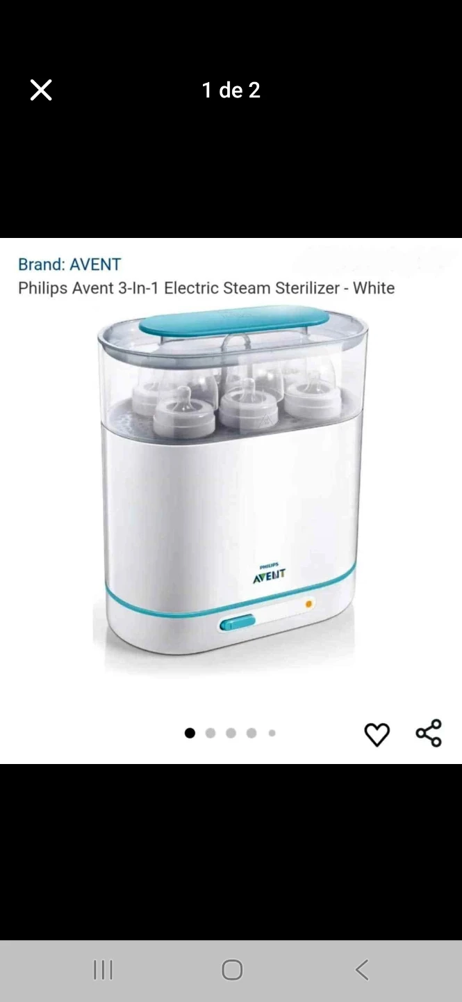 Philips Avent 3-In-1 Electric Steam Sterilizer - White - photo 2