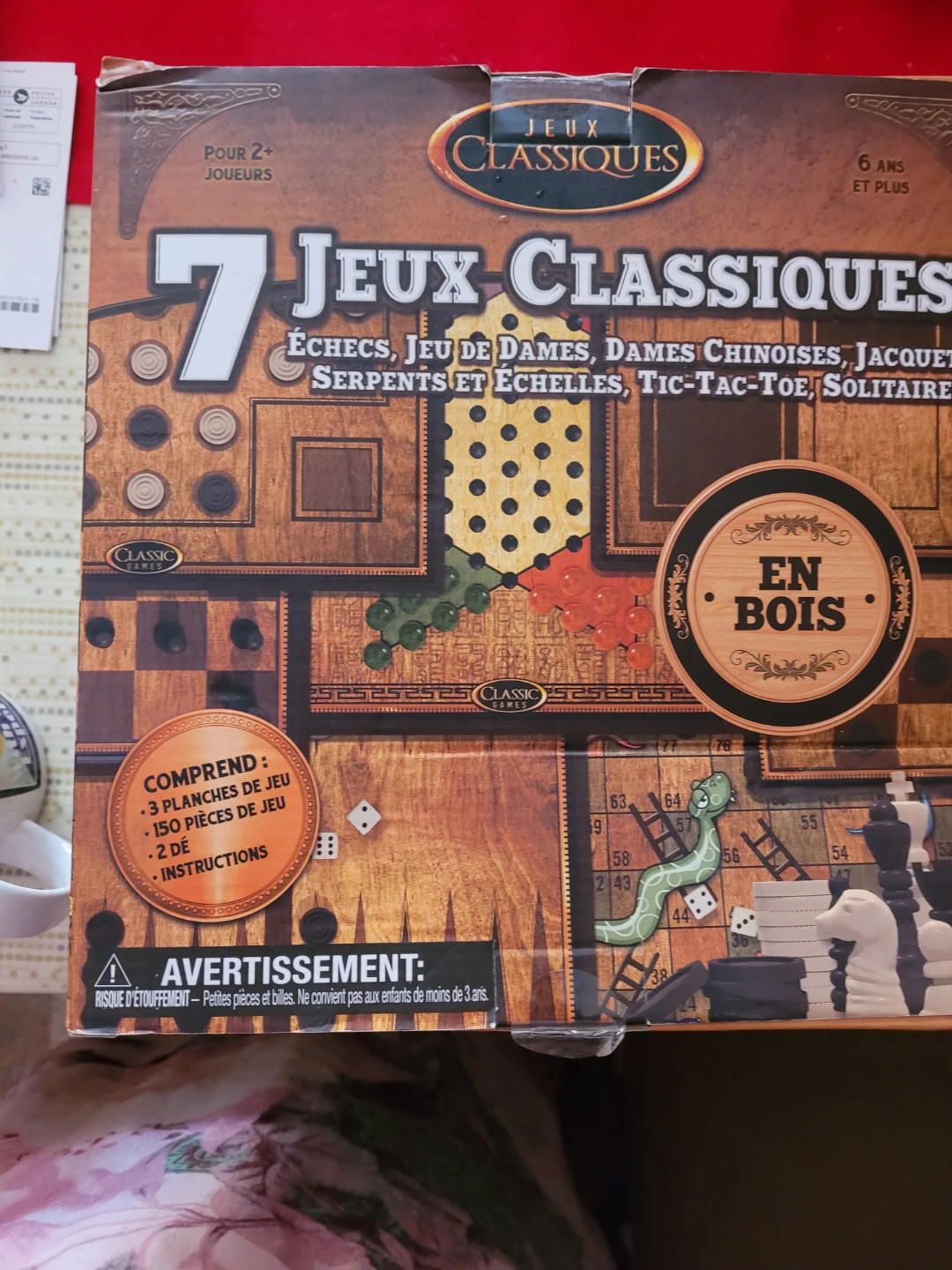 Classic Games 7 Board Games Set