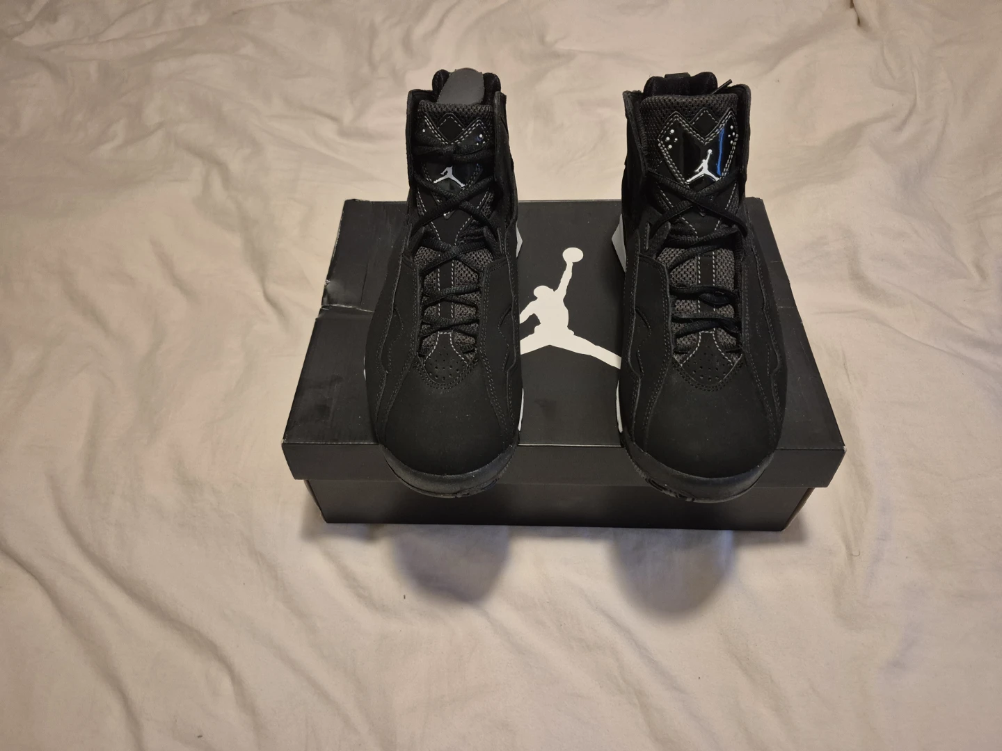 Jordan True Flight Sneakers - Black/White, Size 9.5 - photo 3