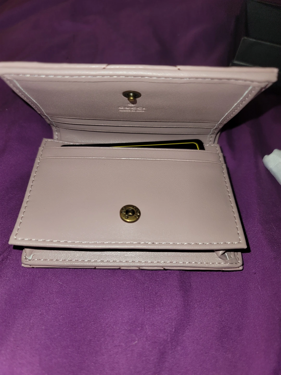Gucci Pink Quilted Marmont Wallet - photo 4
