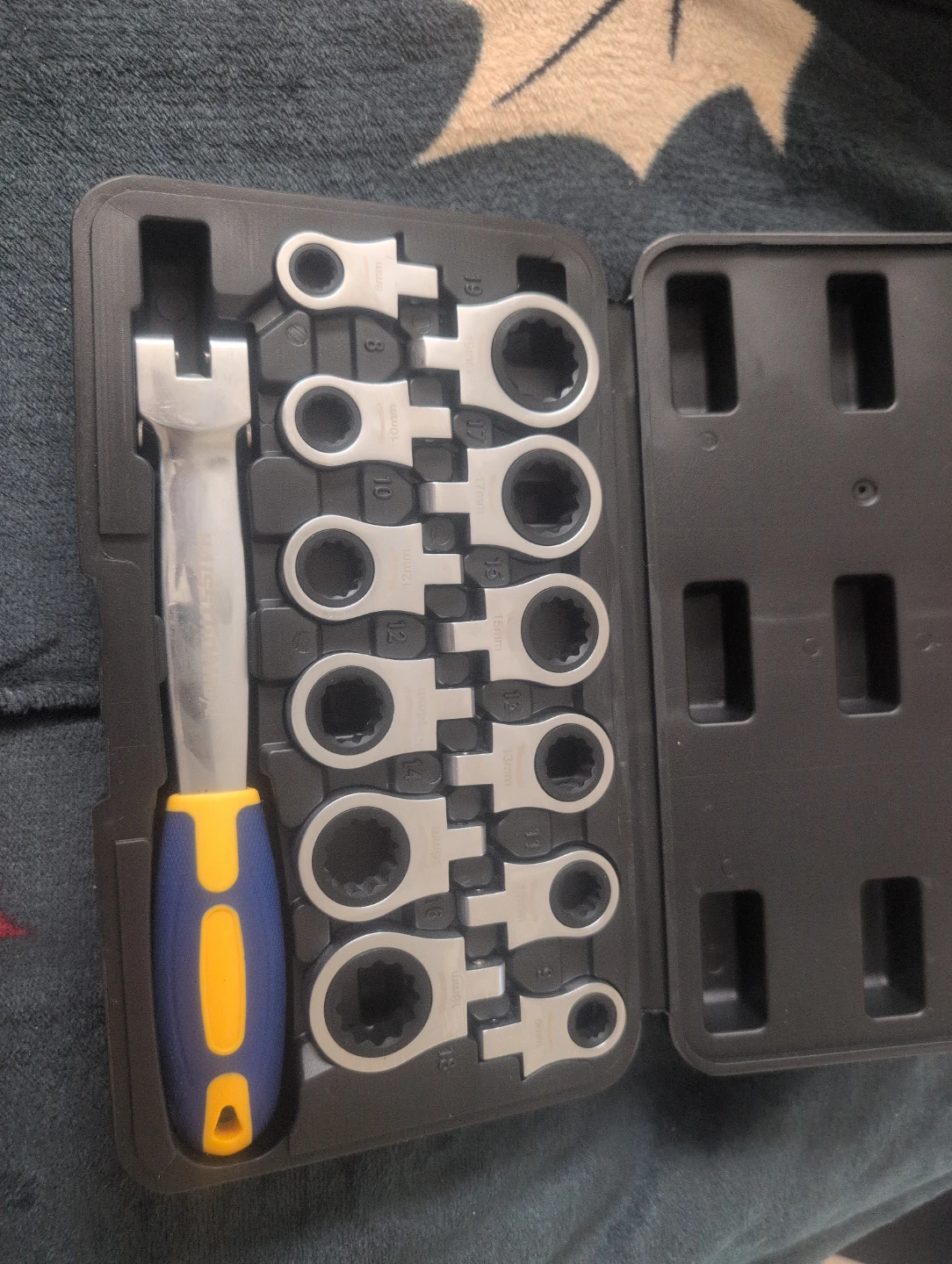 HAISSTRONICA 13pcs Ratcheting Combination Wrench Set