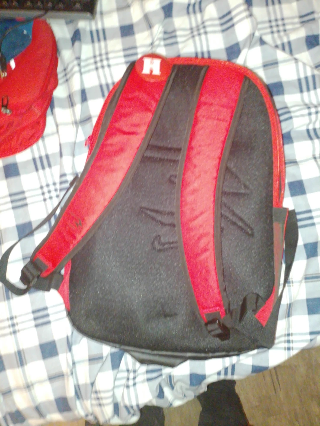 Nike Red Black Backpack - photo 2