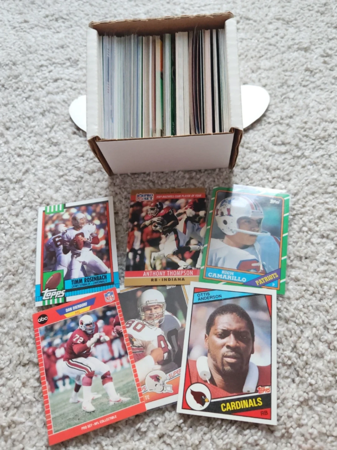 Arizona Cardinals, 200 Football Cards Team lot
