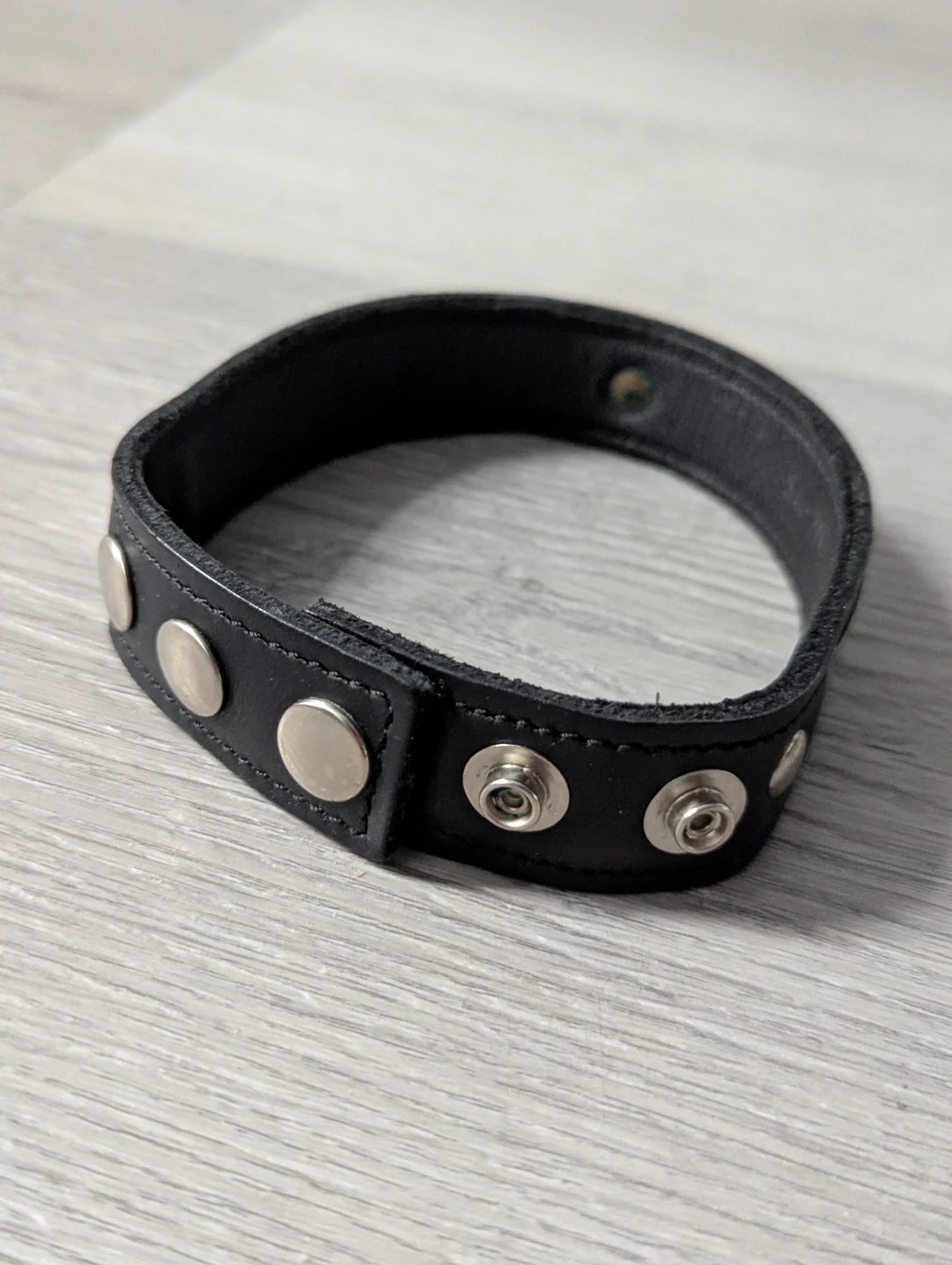 Northbound Leather Collar Choker Necklace with D-Ring - photo 3