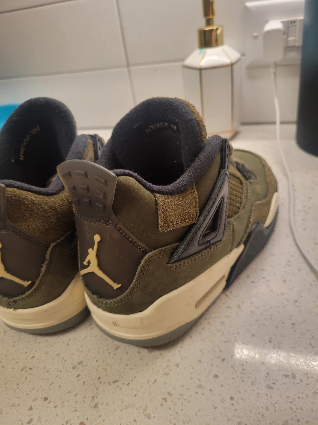 Air Jordan 4 Retro "Cactus Jack" Olive - photo 2