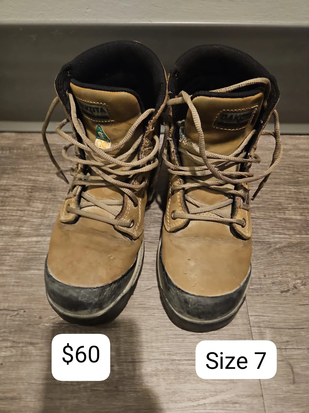 Dakota Work Boots Size 7