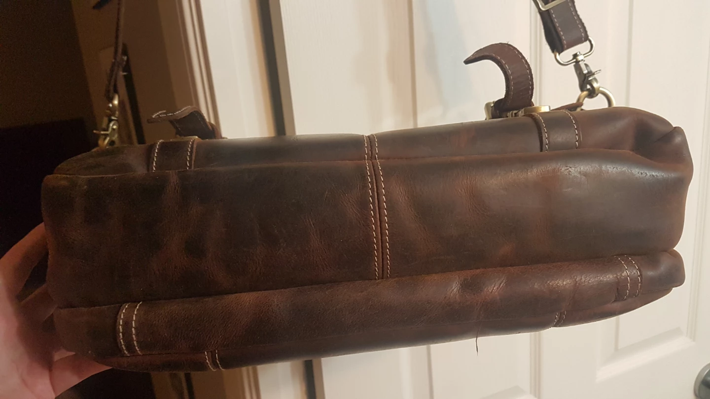Tiding Leather Messenger Bag - photo 3