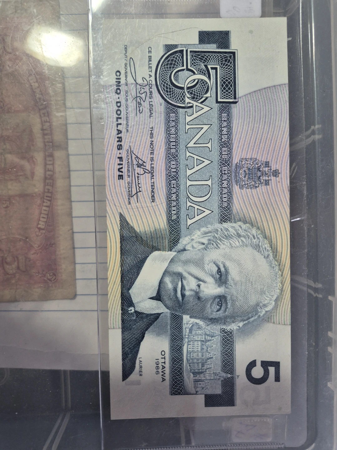 Canada 5 Dollar Bill