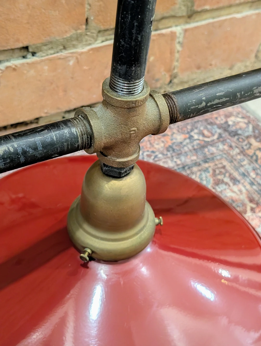 Vintage Look Industrial Rustic 3 cone Pendant Light Chandelier - photo 3