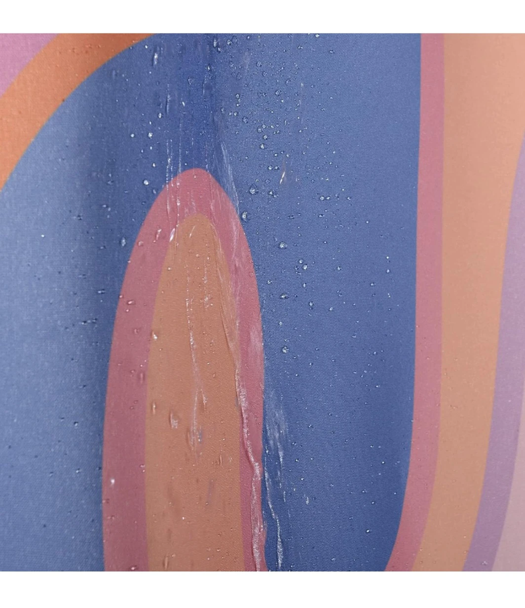 Retro Swirl Shower Curtain 36" x 72" - photo 3