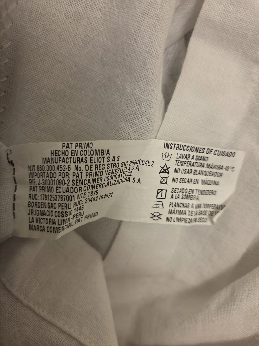 Pat Primo White Embroidered Button-Up Shirt - Size Medium - photo 4