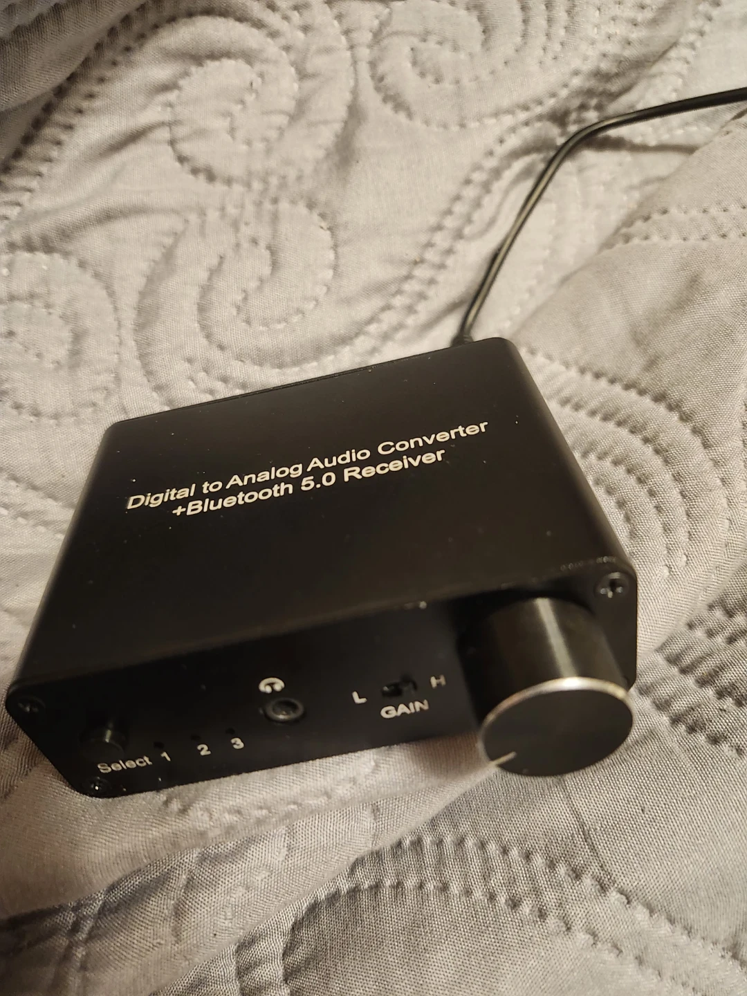 Digital to Analog Audio Converter + Bluetooth 5.0 Receiver