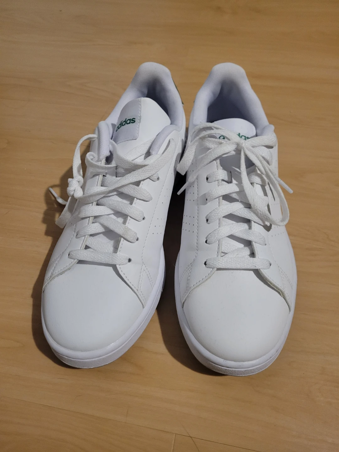 Adidas White Sneakers mens size 9 - photo 2
