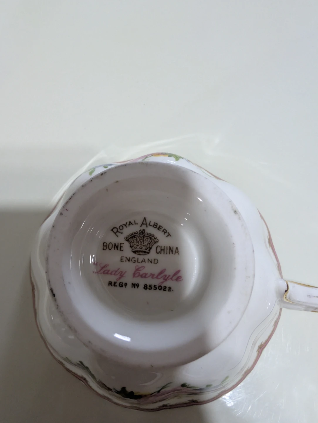 Royal Albert "Lady Carlyle" teacup and saucer - photo 2