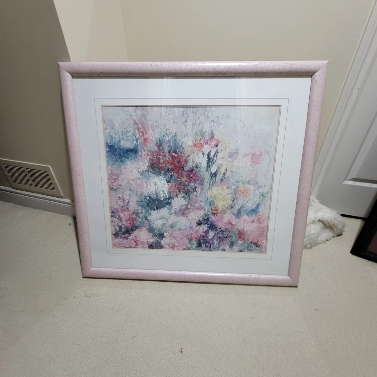 Ren-Wil Inc. Framed Floral Art Print- Mint Condition