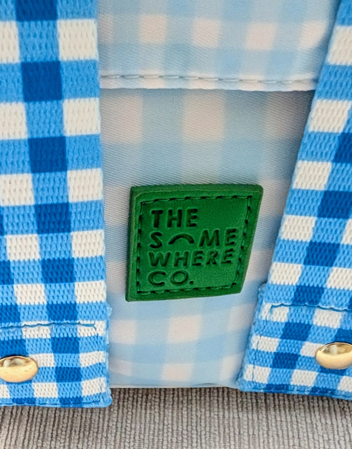 Brand New The Somewhere Co. Gingham Cooler Bag - photo 3