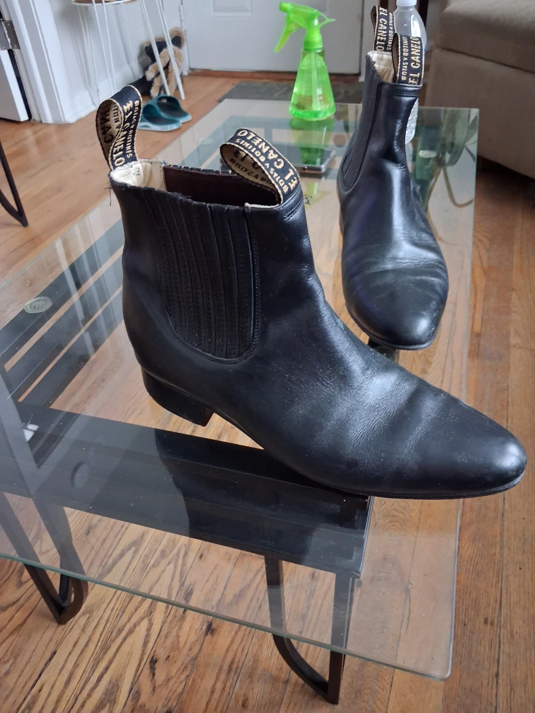 El Canelo Black Leather Chelsea Boots - photo 2