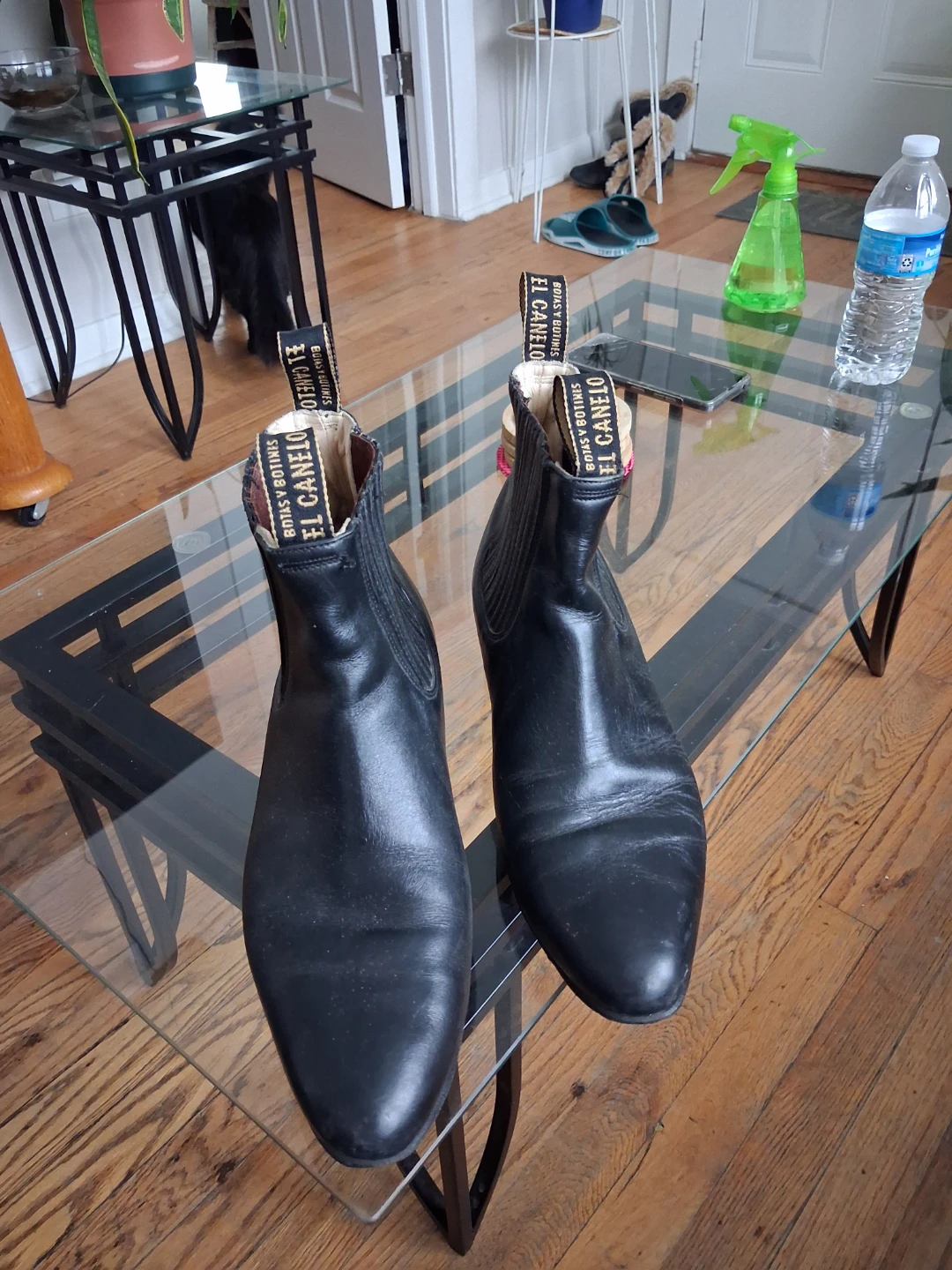 El Canelo Black Leather Chelsea Boots - photo 4