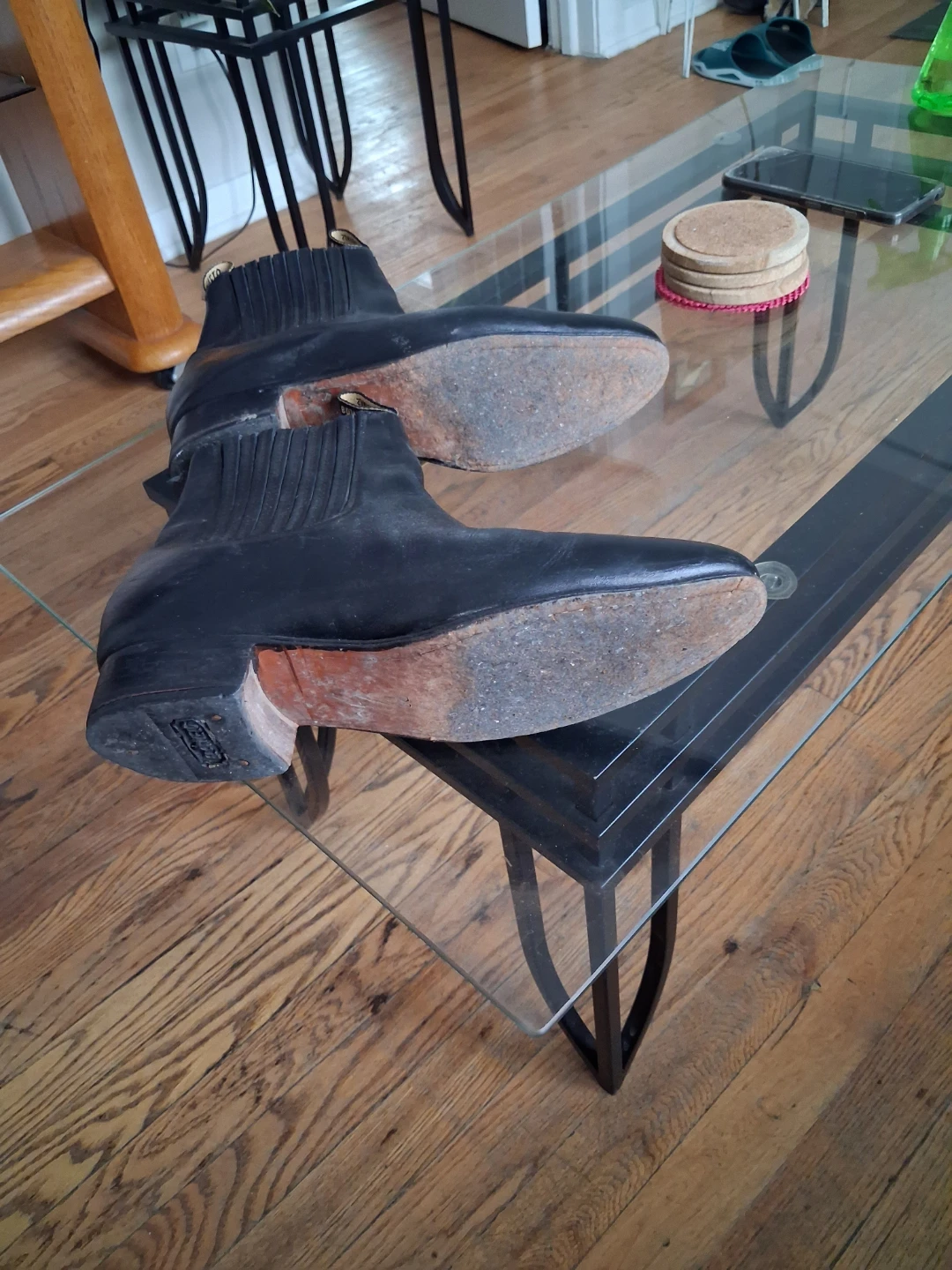 El Canelo Black Leather Chelsea Boots - photo 5