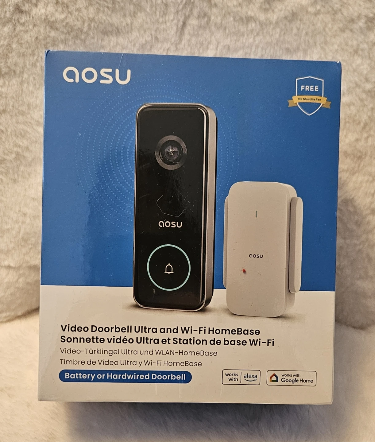 Aosu Video Doorbell Ultra and Wi-Fi HomeBase