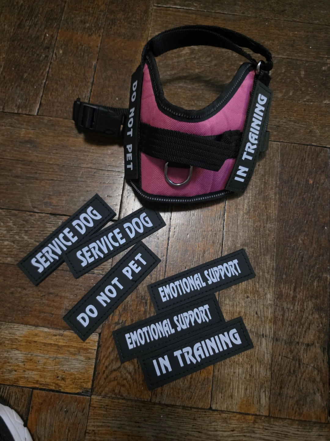 Dog Harness with Patches