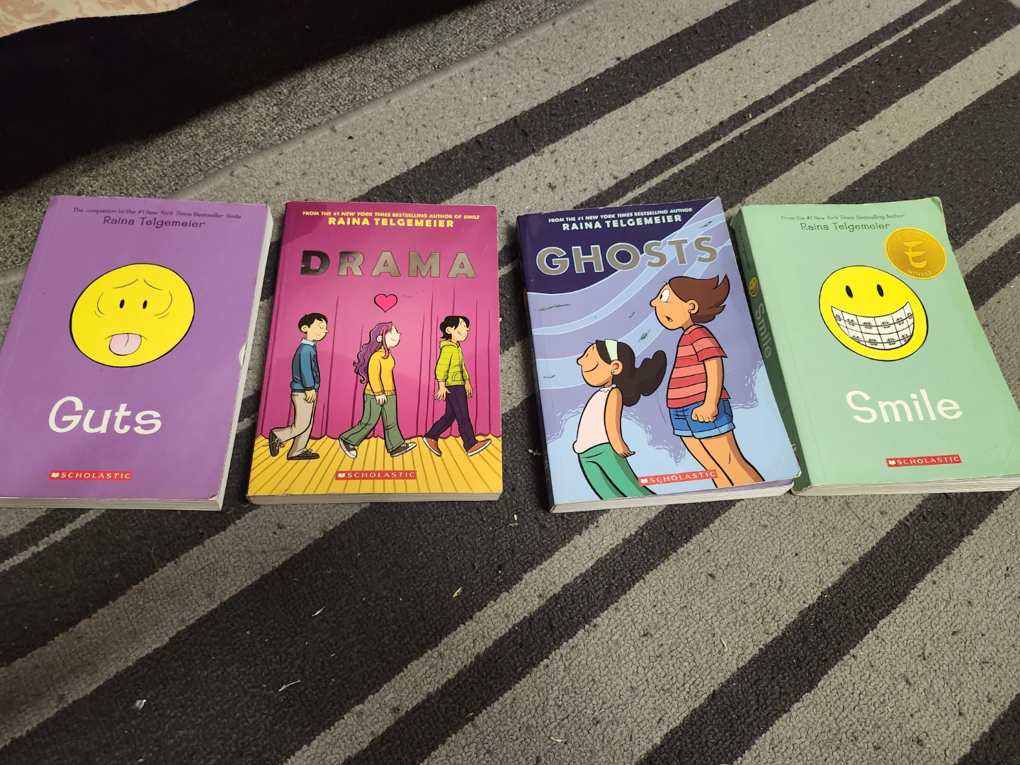 Raina Telgemeier Graphic Novel Books