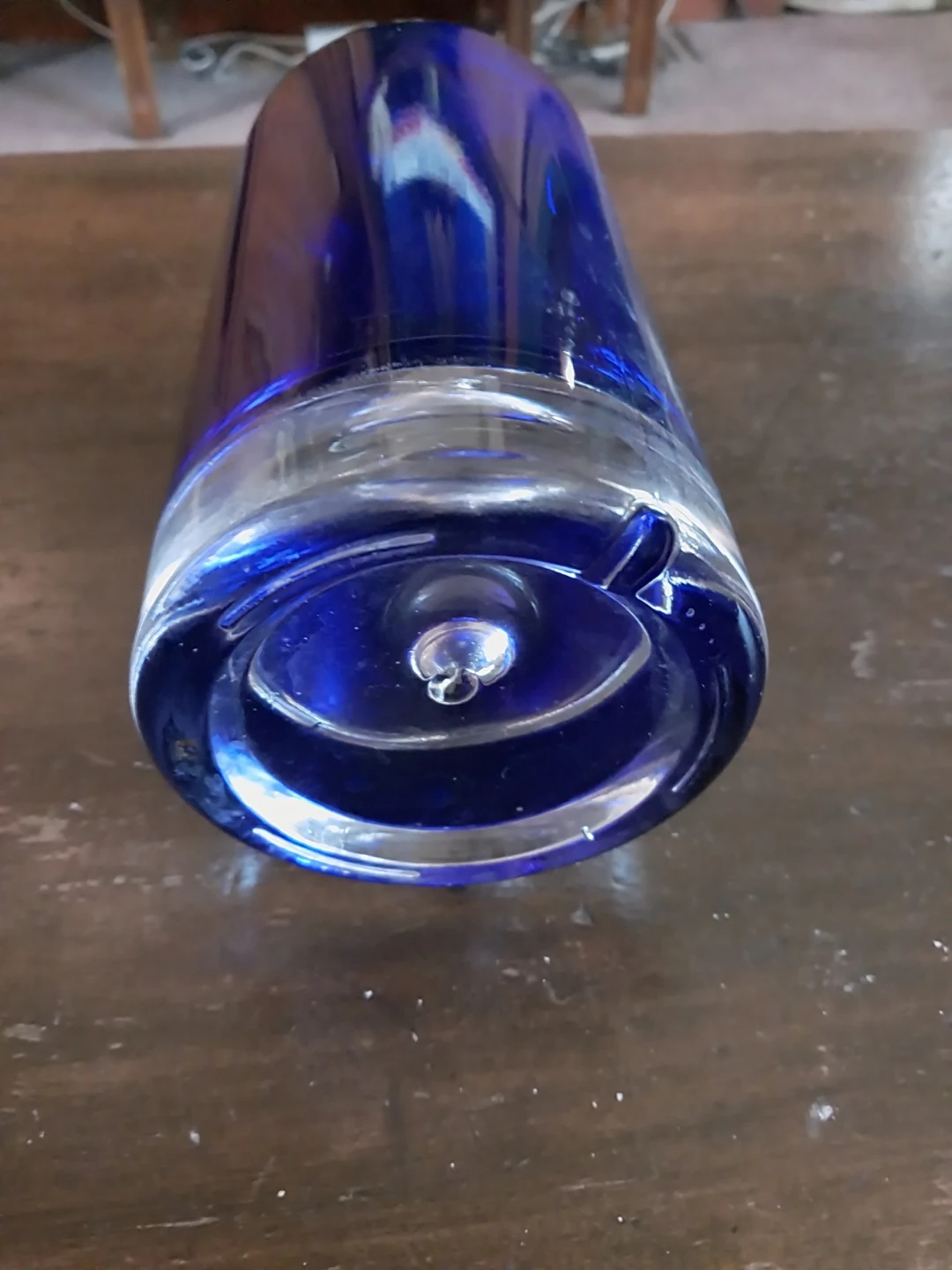 Blue Glass Bottle - photo 2