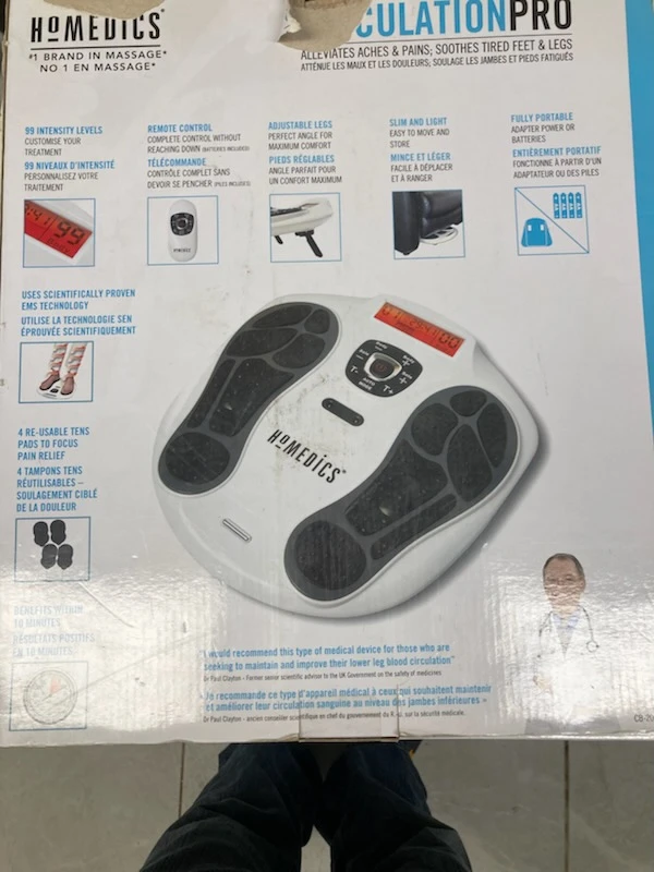 HoMedics Circulation Pro Massager for Feet and Legs - photo 3