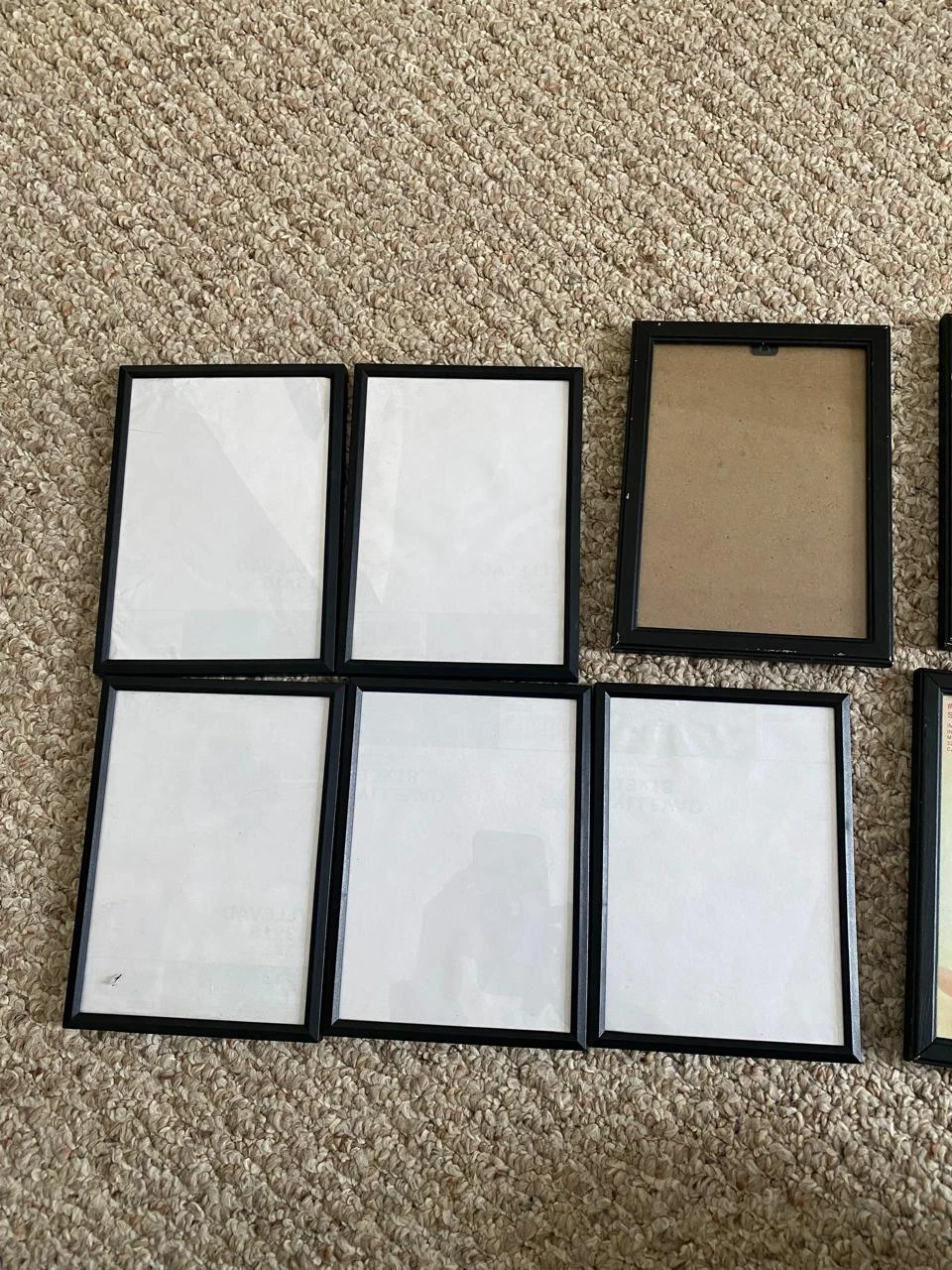 IKEA YLLEVAD Picture 8 Frames - Black - photo 2