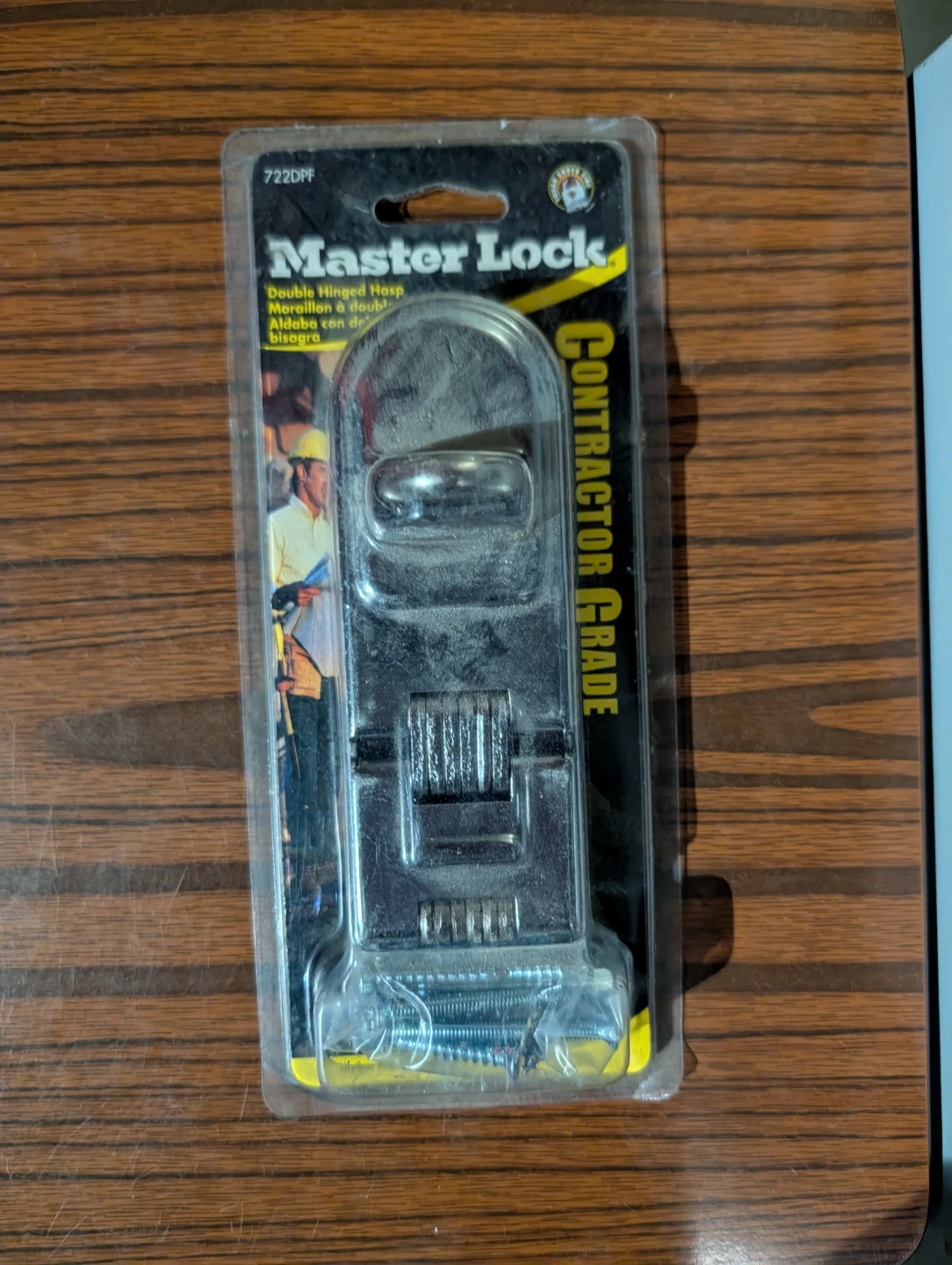 New MasterLock Contractor Double Hinged Hasp, retail $29 - photo 2