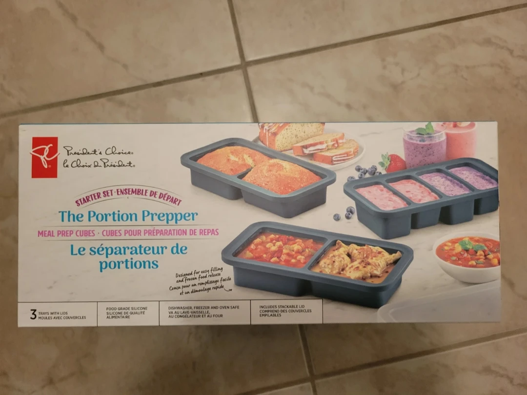 PC The Portion Prepper Meal Prep Cube Trays