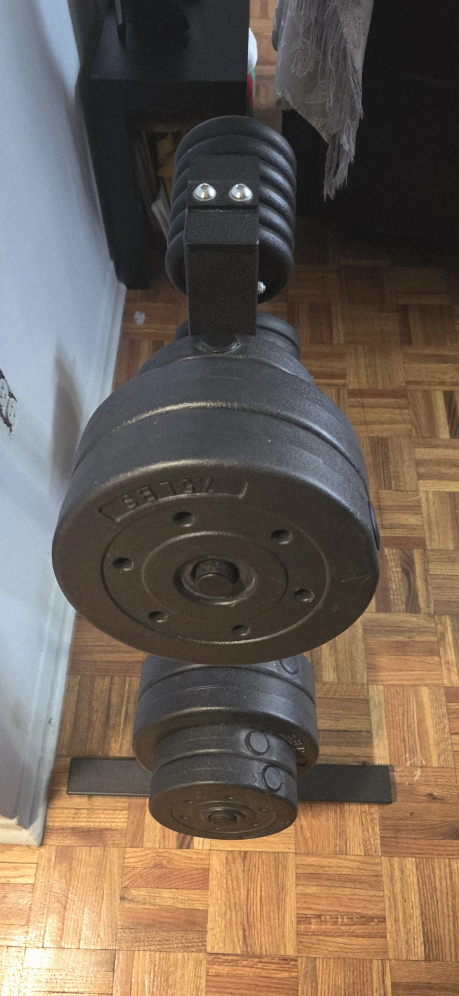 Adjustable Dumbbell Set with Rack - photo 2