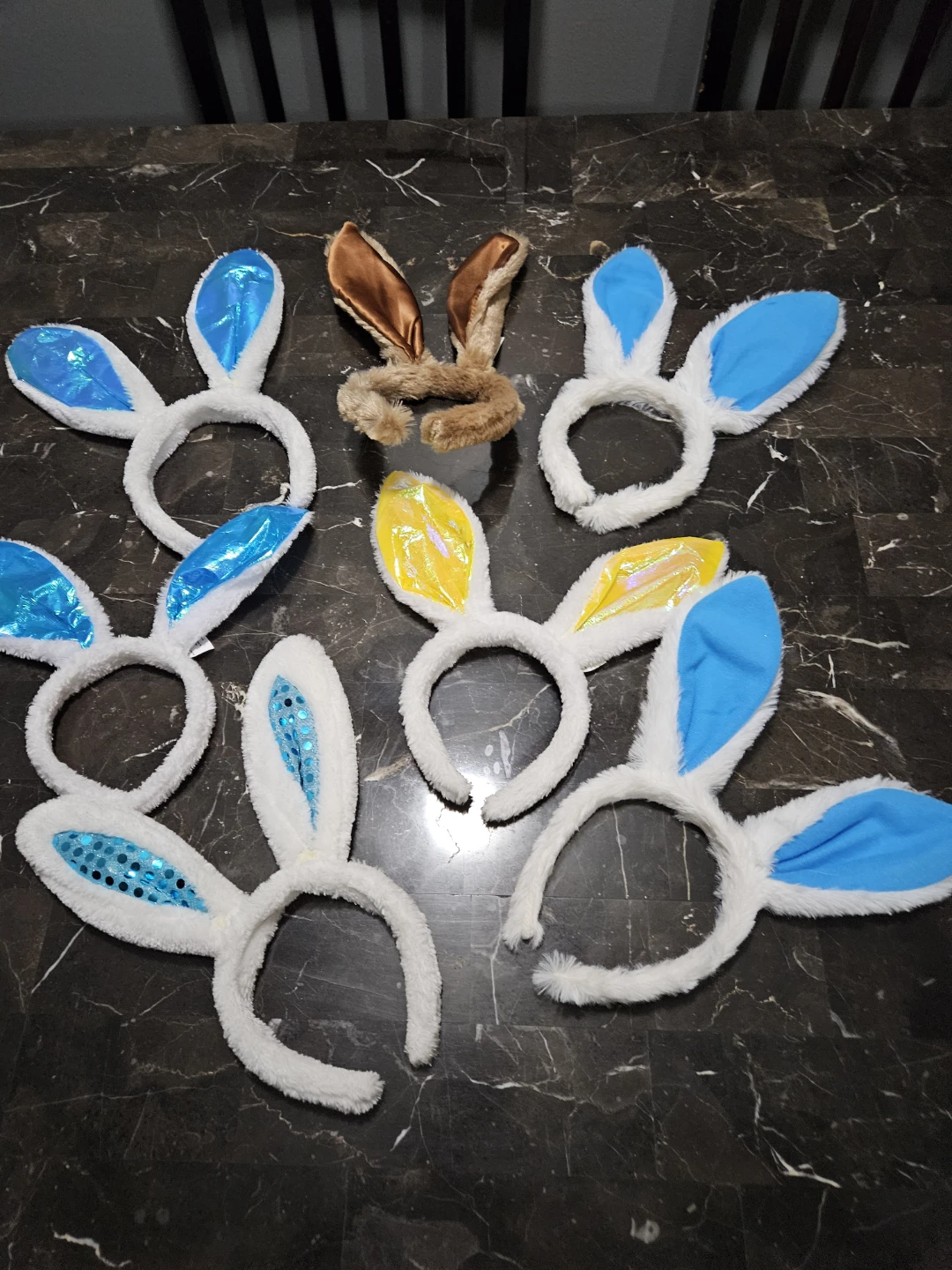 Bunny Ear Headbands (Set of 7)