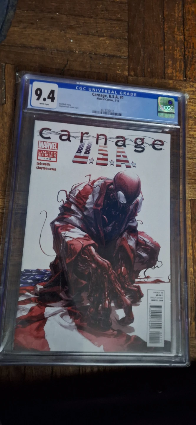 Carnage U.S.A. #1 CGC 9.4 Comic Book