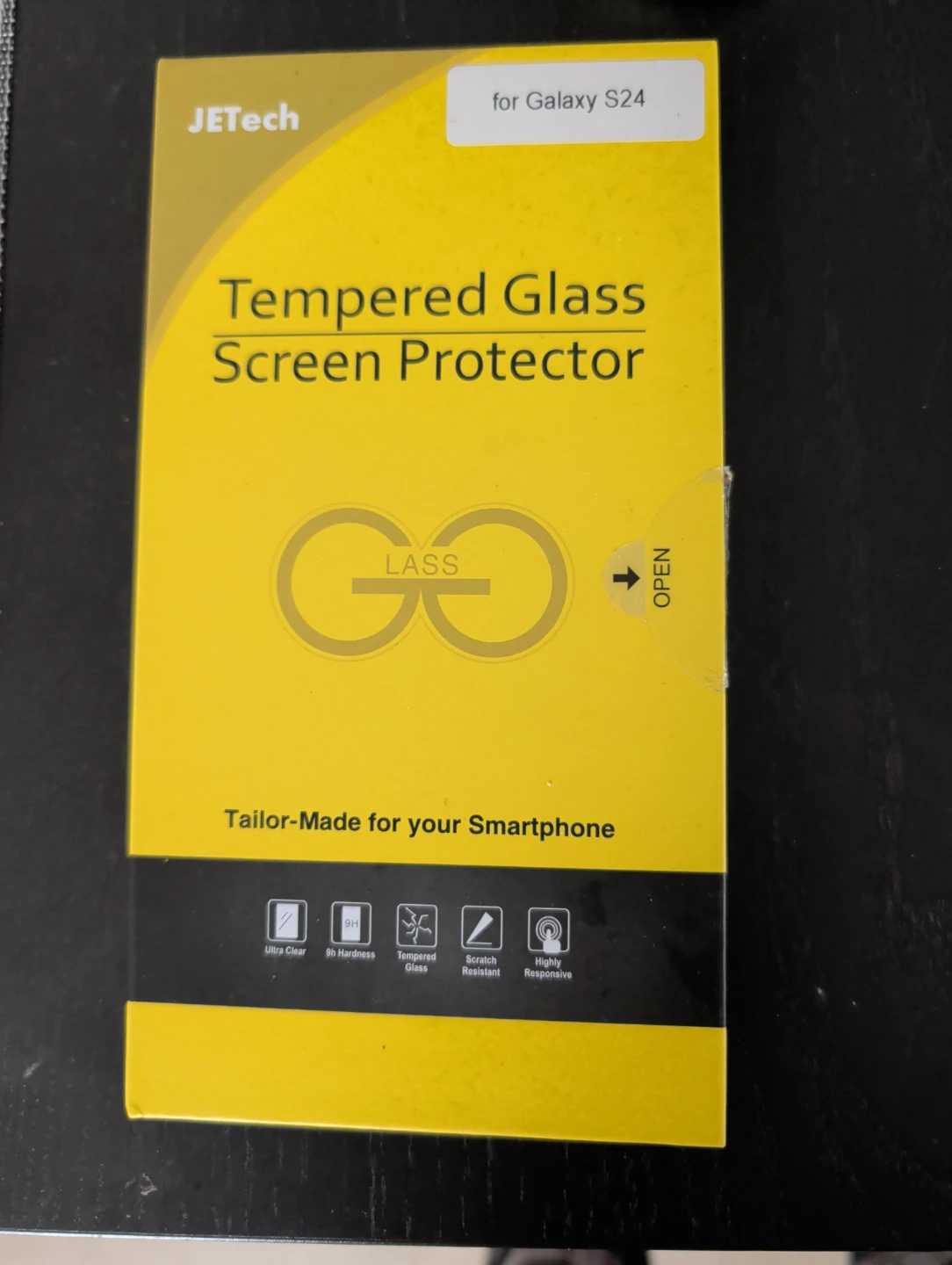 JETech Tempered Glass Screen Protector for Galaxy S24