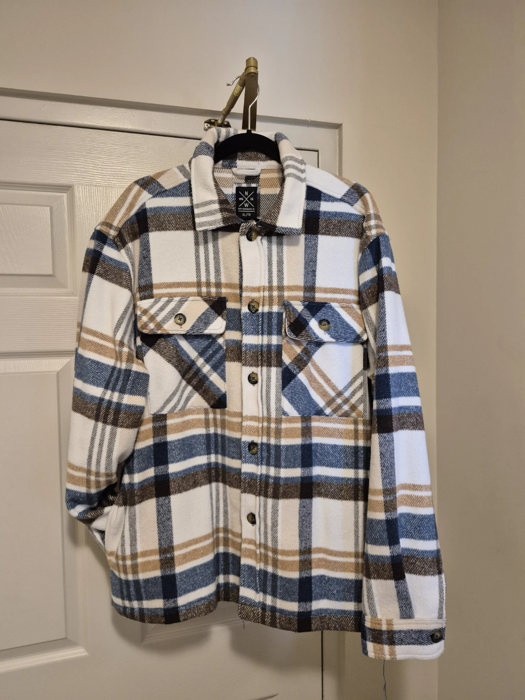 North Western Mfg. Co. Plaid Flannel Jacket - XL