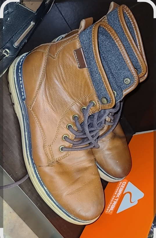 Men's Brown Leather Ankle Boots - photo 2