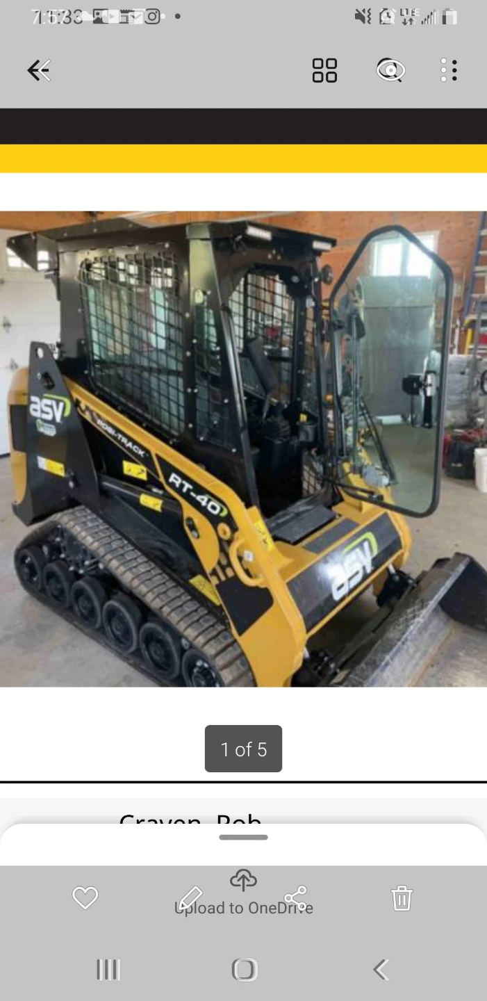 ASV RT-40 Posi-Track Compact Track Loader