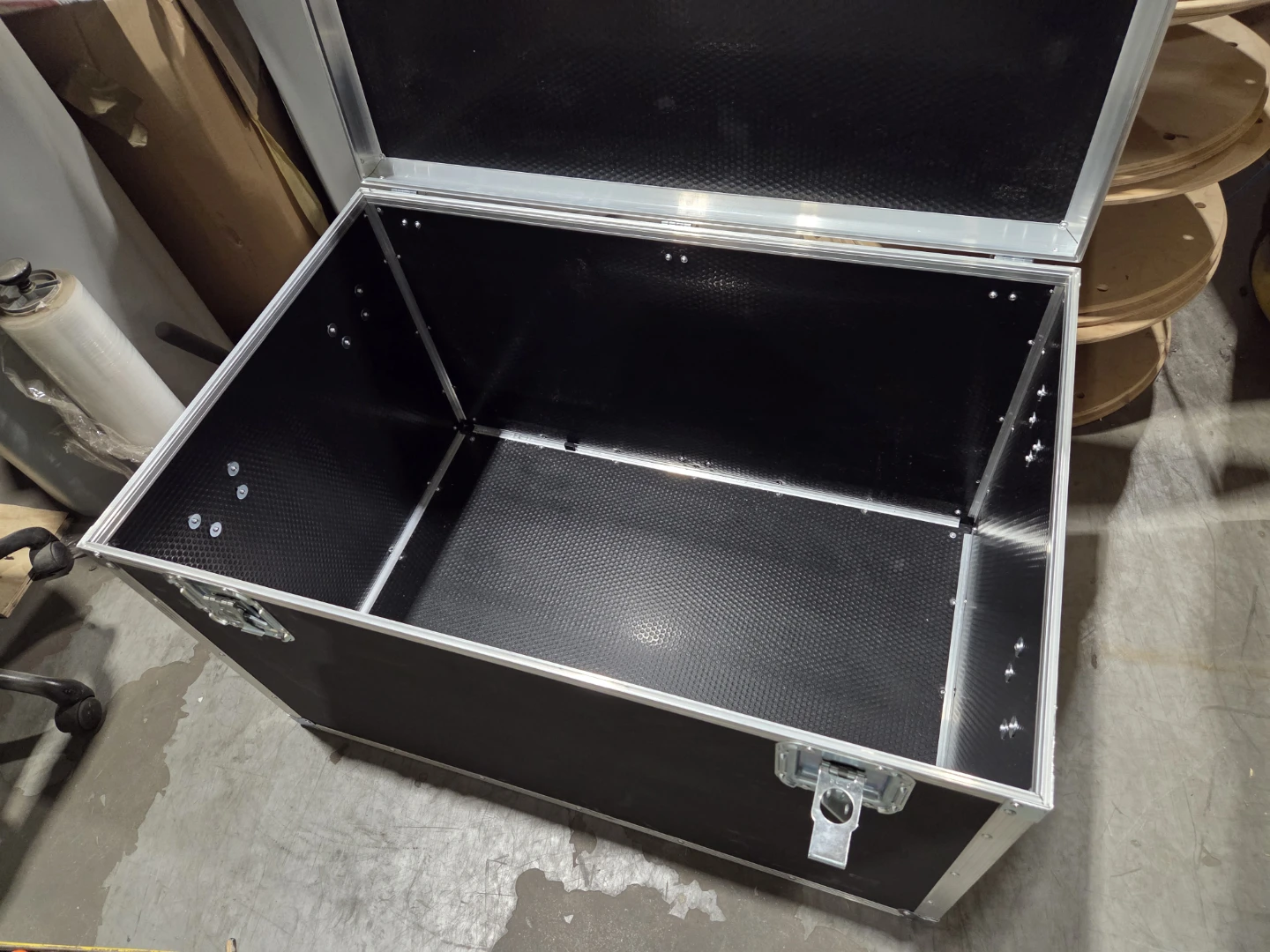 Large Black Storage Shipping Crate - photo 5