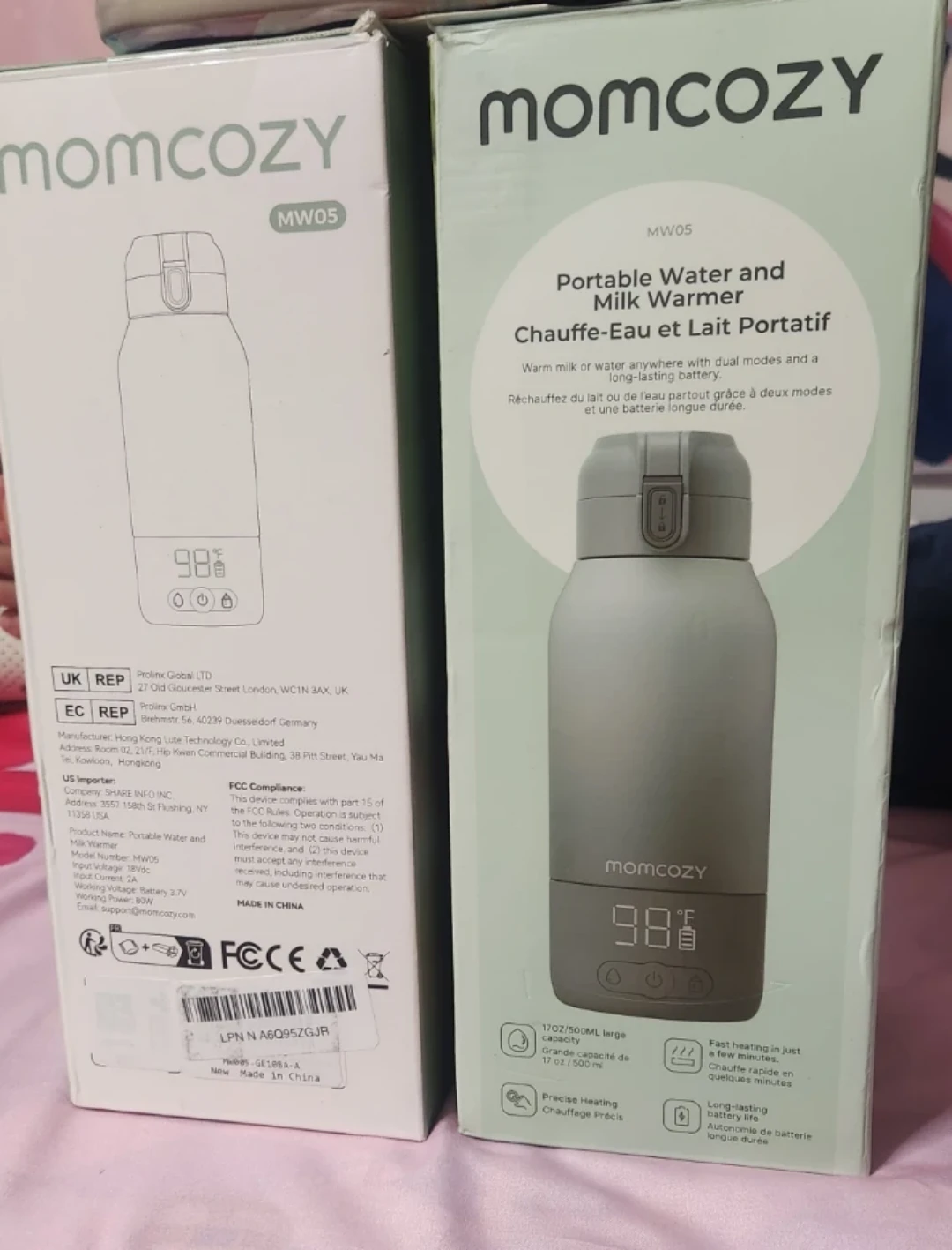 Momcozy MW05 Portable Water and Milk Warmer