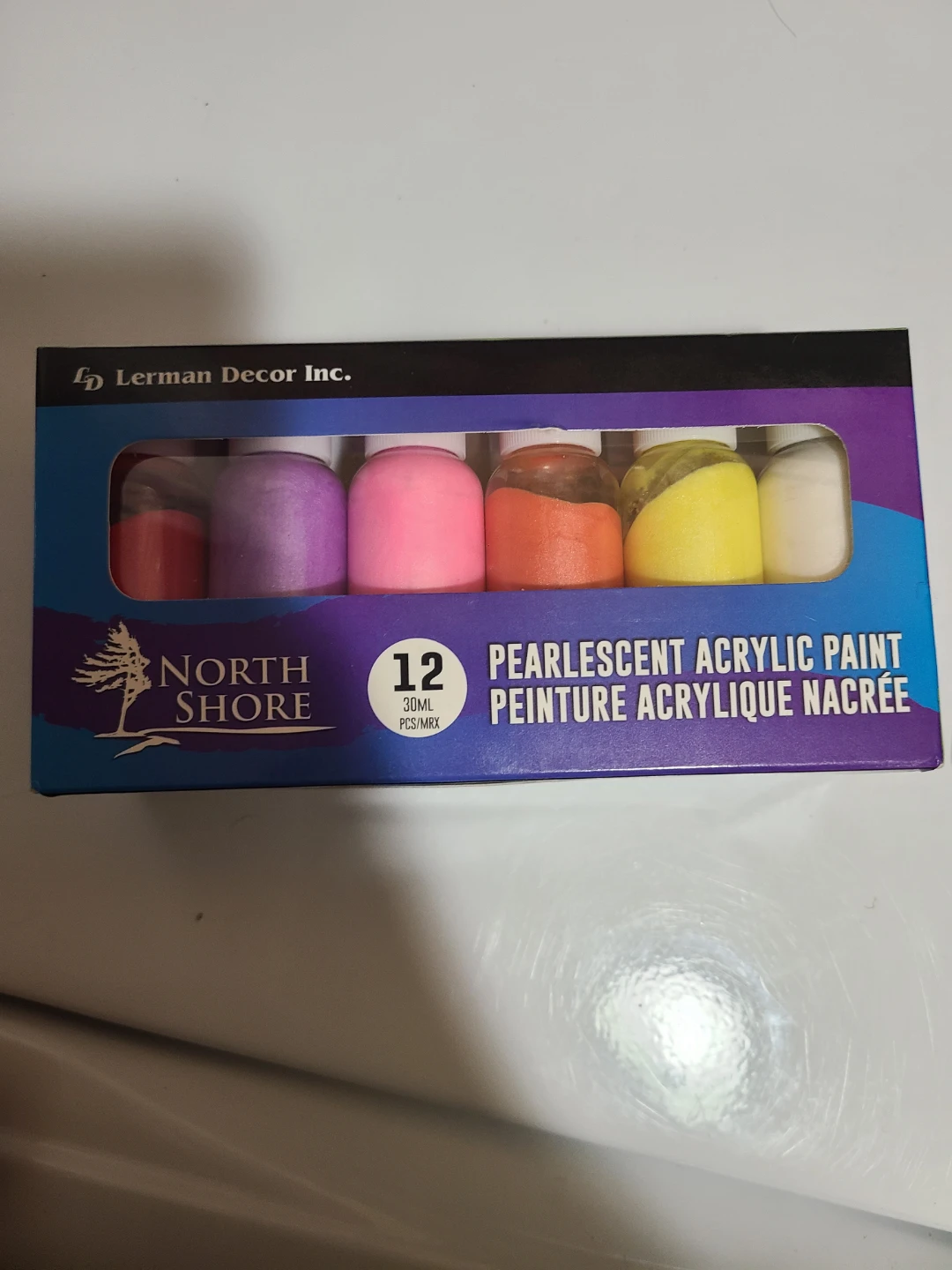North Shore Pearlescent Acrylic Paint Set - 12 x 30ml