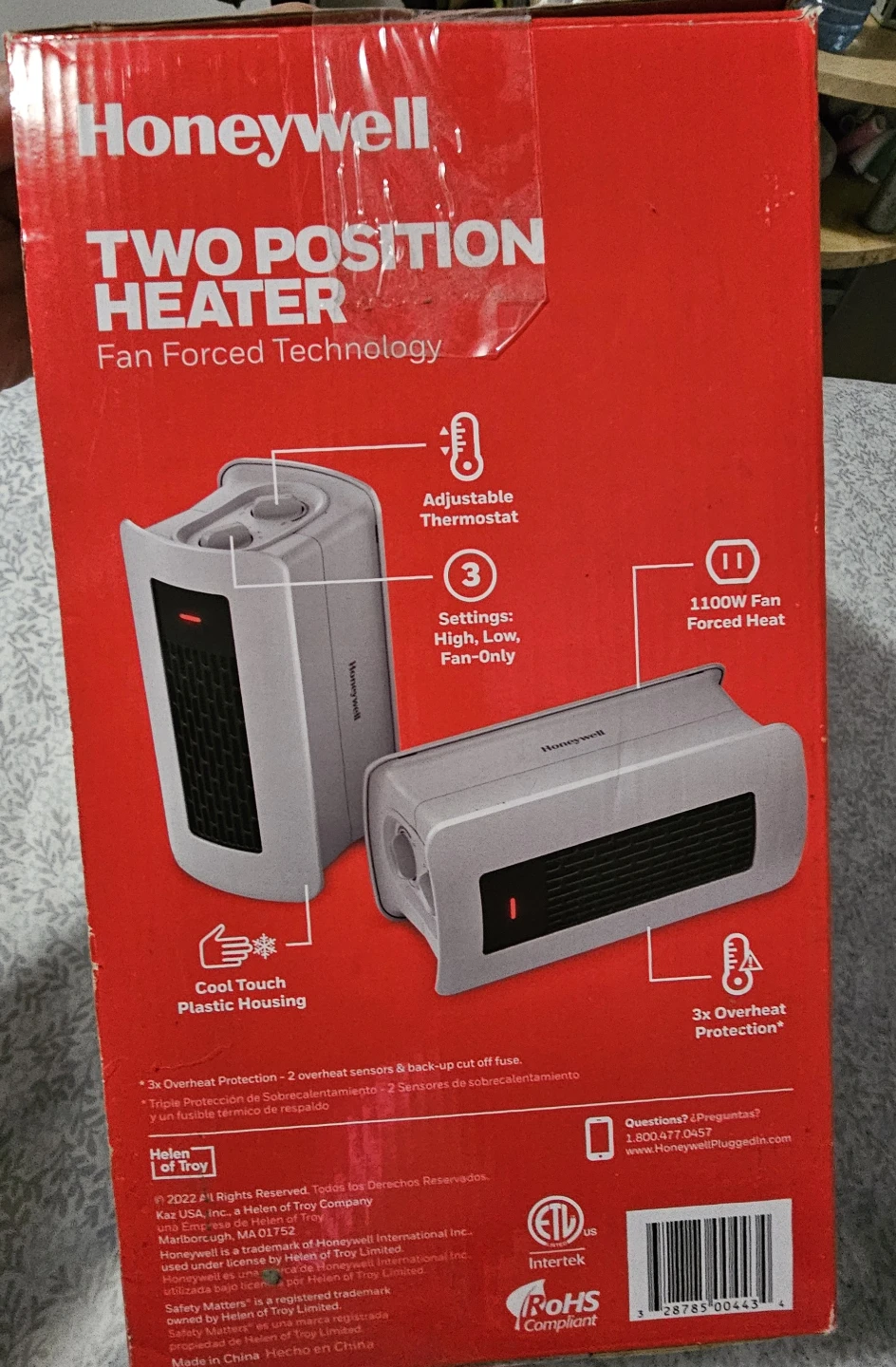 Honeywell Two Position Heater Fan Forced Technology - photo 3