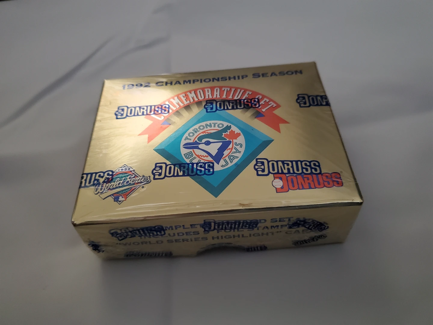 Sealed Donruss 1992 Toronto Blue Jays World Series Card Set