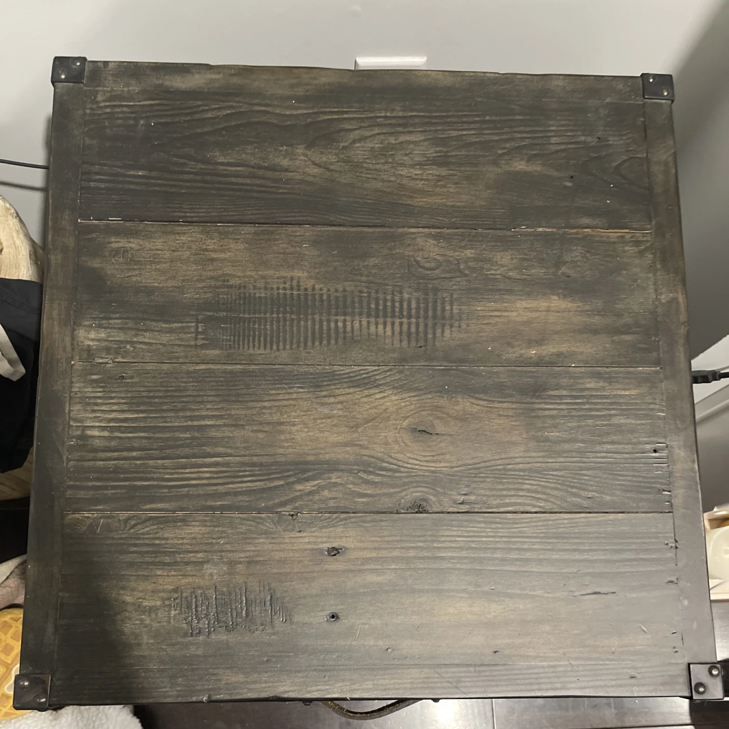 Wood End Table with Drawer - photo 3