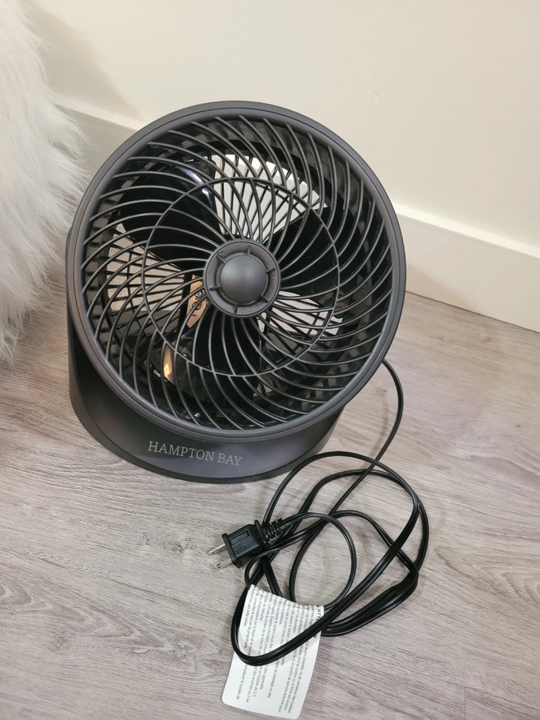 Hampton Bay Black Desk Fan