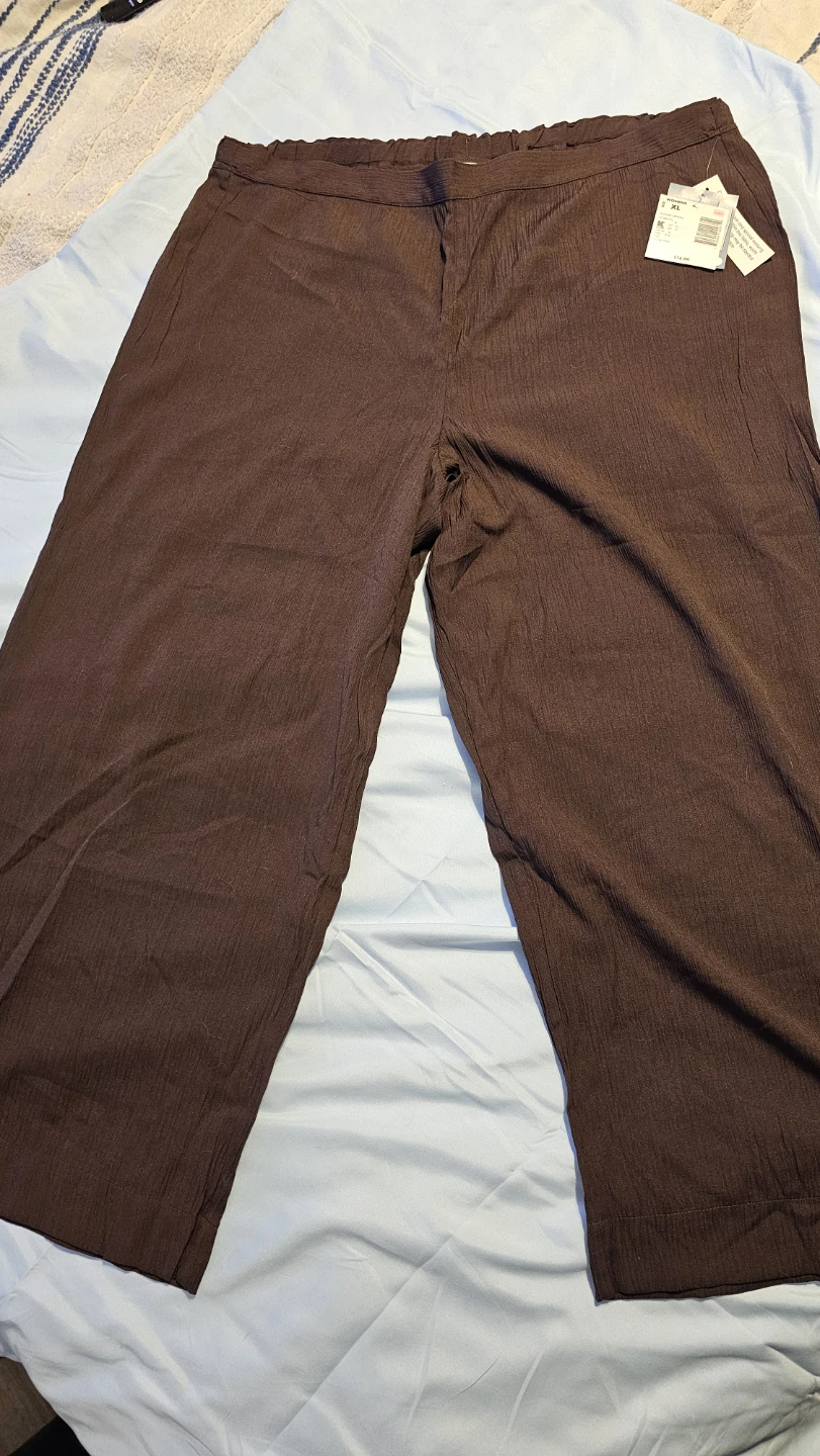 Jaclyn Smith Womens XL Summer Crepon Separates Pants